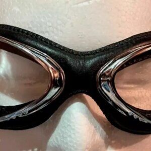 Motorcycle Aviator Goggles ATV By Leon Jeantet Made In France Goggles Chrome New